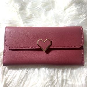 Pink Leather Wallet